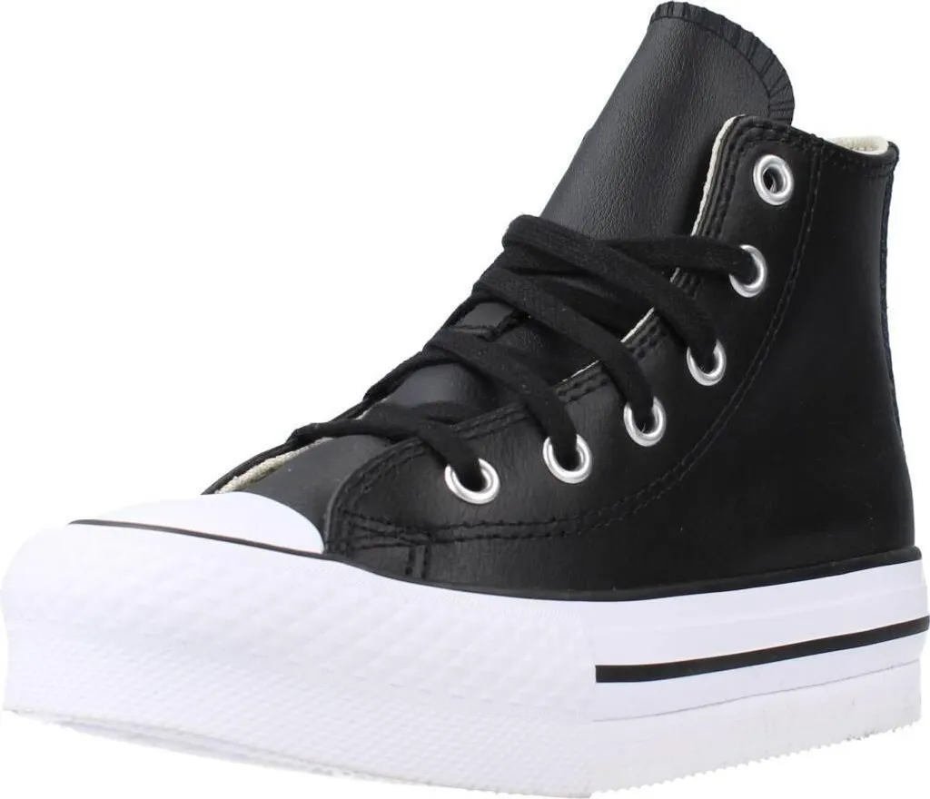 Baskets Montantes à Plateforme Converse All Star Lift Noires pour Enfant
