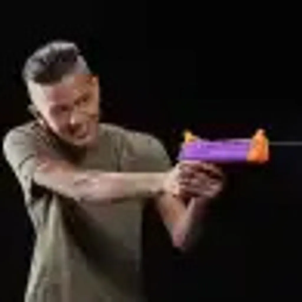 Pistolet à eau Nerf Fortnite HC-E - Canon à main bleu et gris - Été - 8