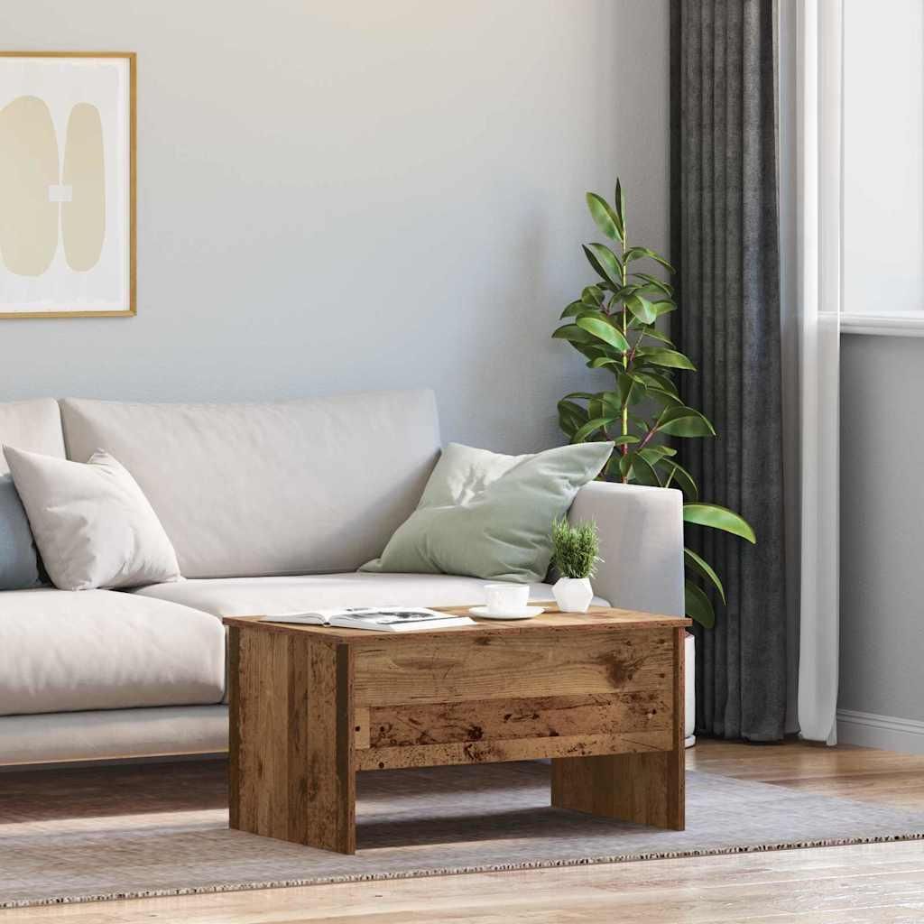 Maison Exclusive - Couchtisch Altholz 102 x 50,5 x 46,5 cm Holzwerkstoff