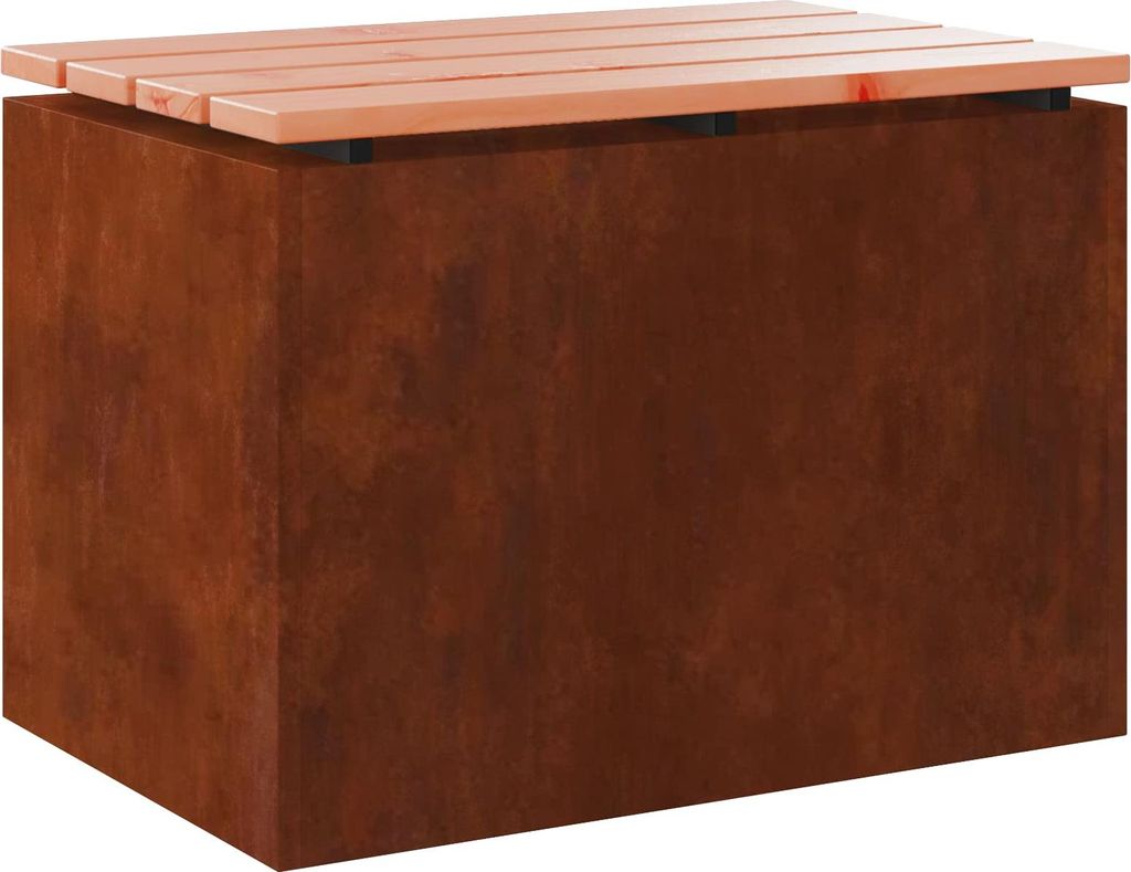 vidaXL Gartenbank Wetterfeststahl 60 x 40 x 43 cm