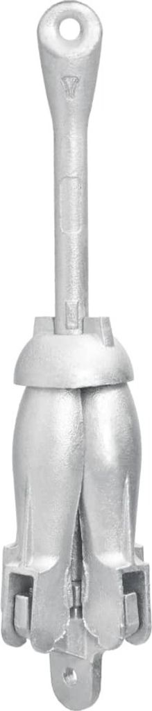 vidaXL Skládací kotva Silver 2,5 kg z kujné litiny Obrázek produktu 8