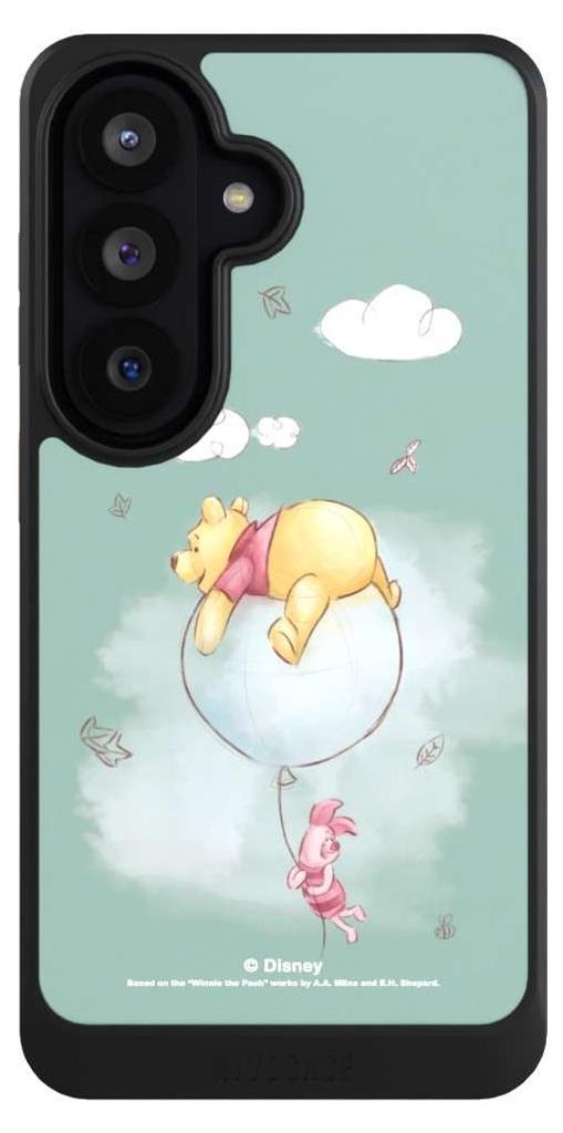 NIVOCASE Hülle für Samsung Galaxy S26 Handyhülle NIVOcore Case Schwarz Bär Disney Winnie Puuh