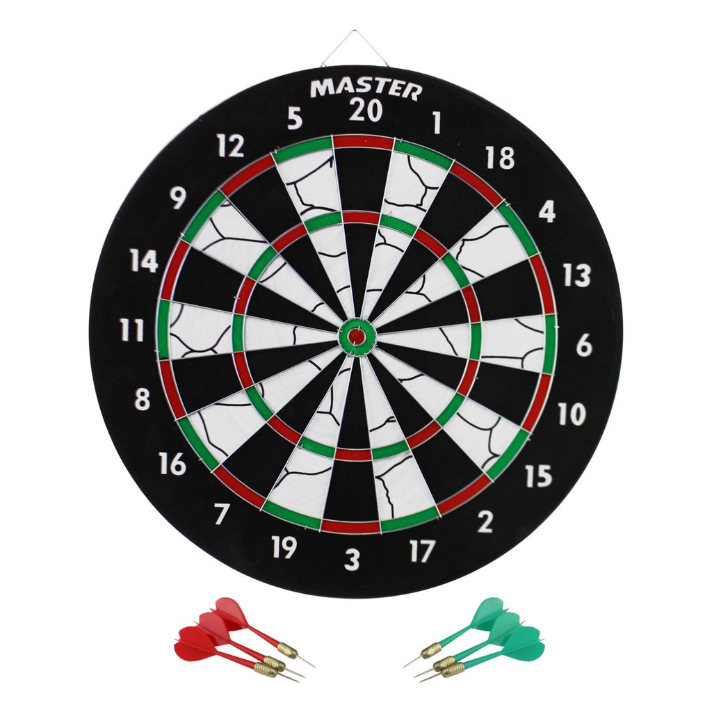 MASTER Flocking 37 cm papírový šipkový disk - oboustranný Obrázek produktu 