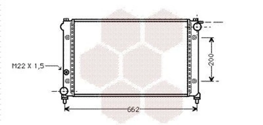 Évitez la surchauffe avec le radiateur moteur pour SEAT IBIZA I 49002005