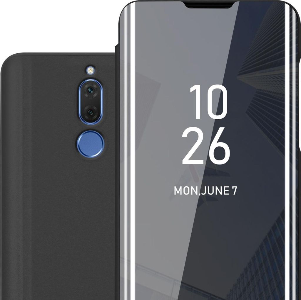 Cadorabo Handyhülle für Huawei MATE 10 LITE in Schwarz Cover Backcover Schutzhülle Book Case Booklet