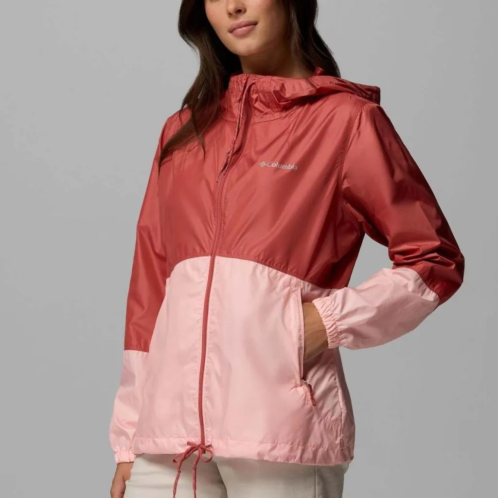 Coupe-vent Columbia Flash Forward II pour Femme Orange Sportive Chic