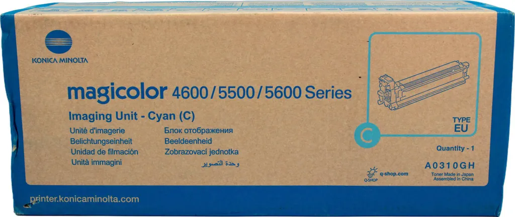 Solution Traces Bleues : Tambour Cyan A0310GH pour Magicolor Fiable