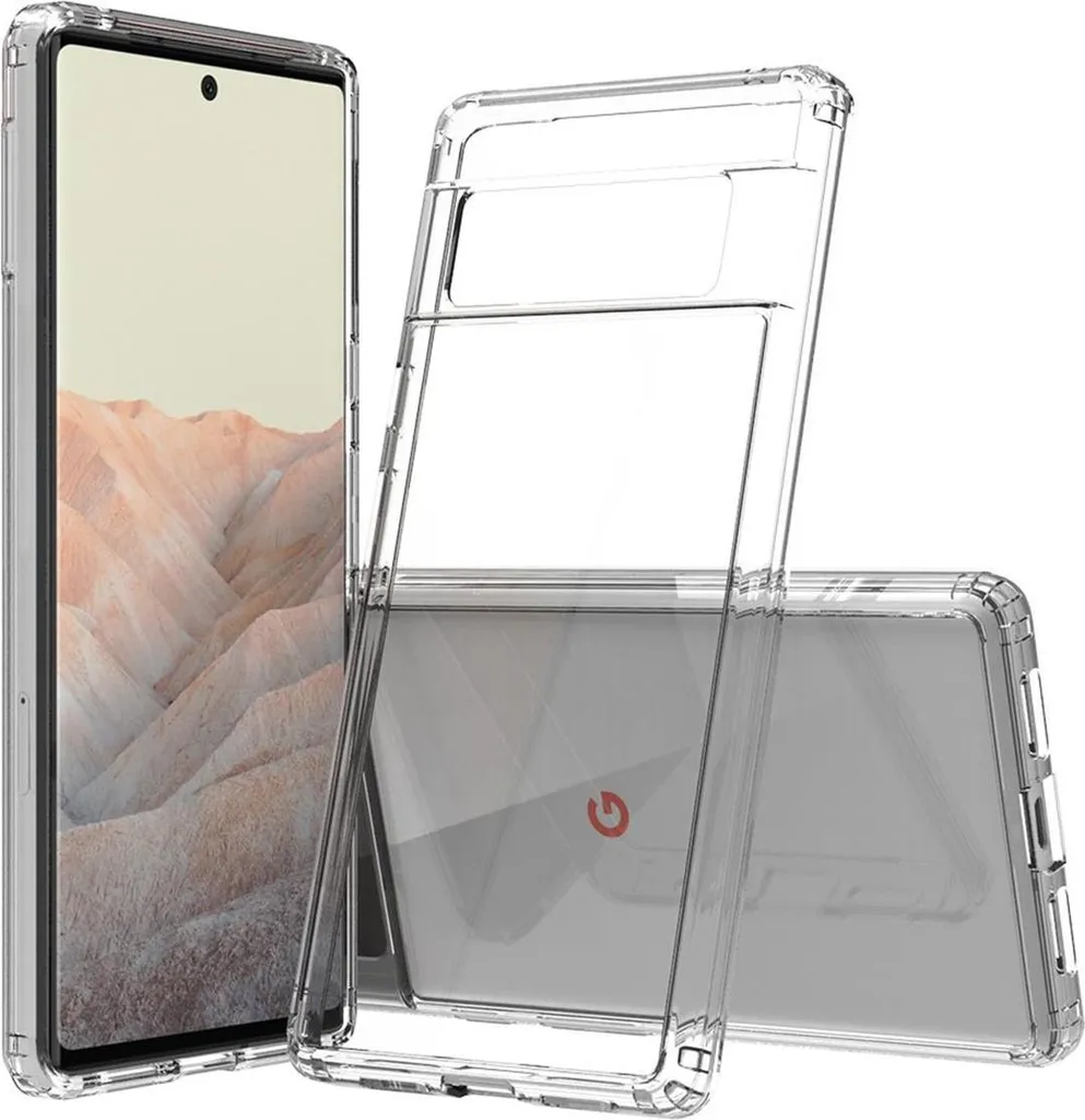 Custodia Slim Google Pixel 6 Pro - Silicone Ibrido Trasparente Premium