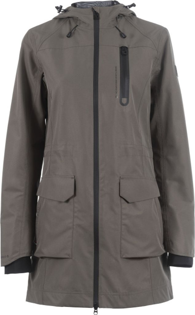 Cavallo langer Damen Funktionsparka sepia olive Sportswear FS 2024, Größe:34