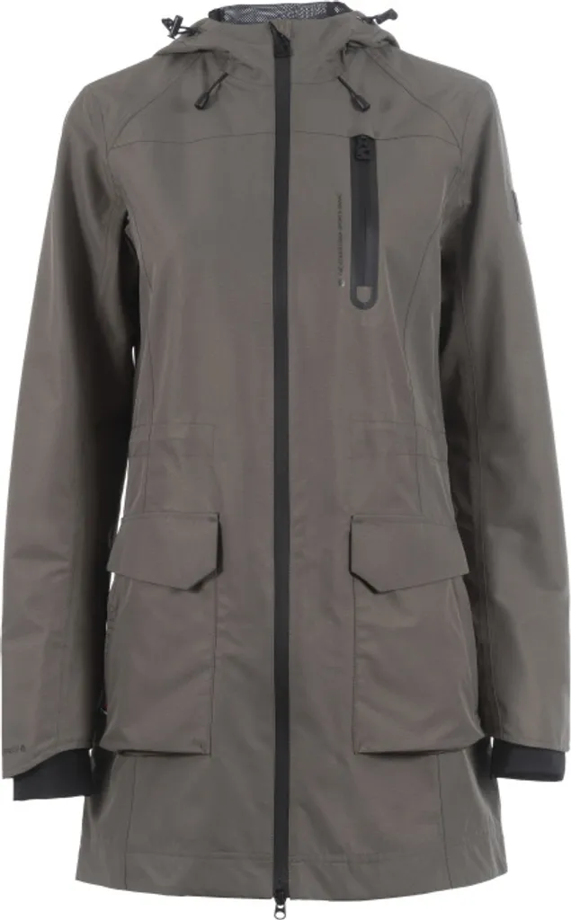 Manteau Long Imperméable Femme Cavallo Sportswear Sépia Olive T42
