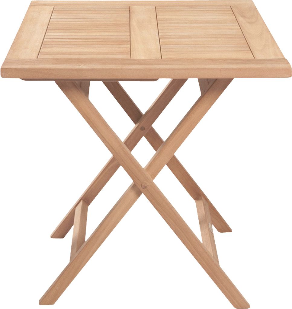 LC Garden »Riva« Teak Klapptisch quadratisch 70x70x75cm