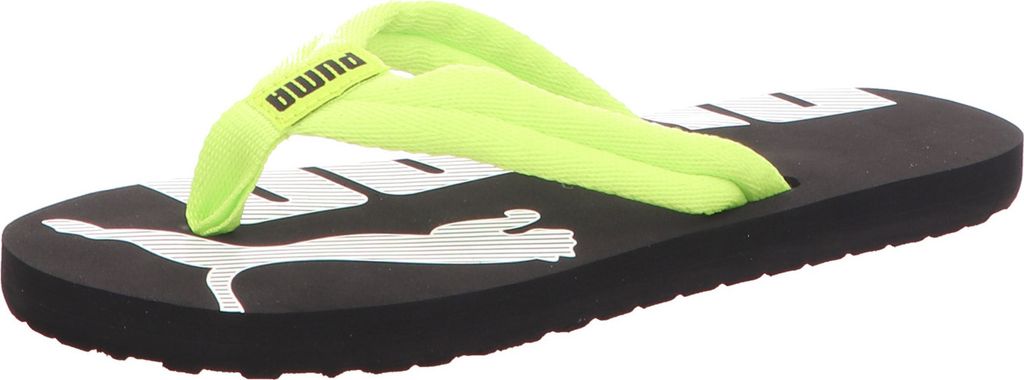 Puma Kinder-Badepantolette Epic Flip v2 PS Schwarz-Grün, Farbe:grün, EU Größe:34