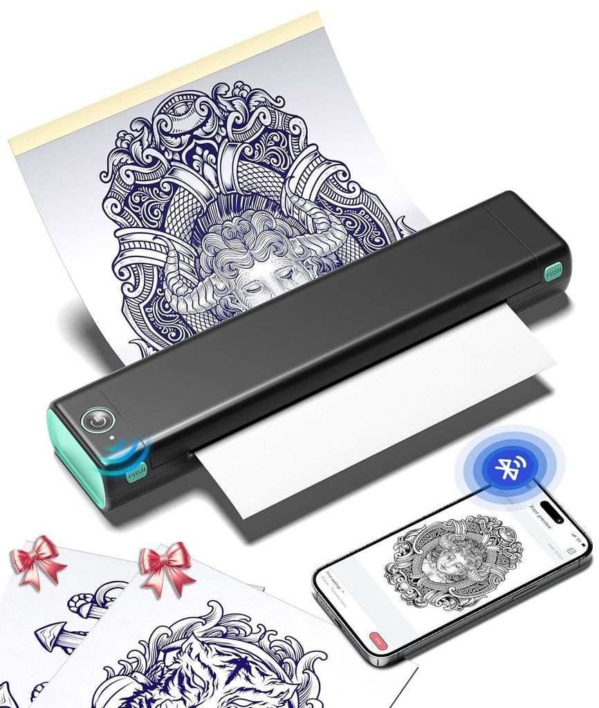 Phomemo M08F imprimante de tatouage imprimante de pochoir Image du produit 