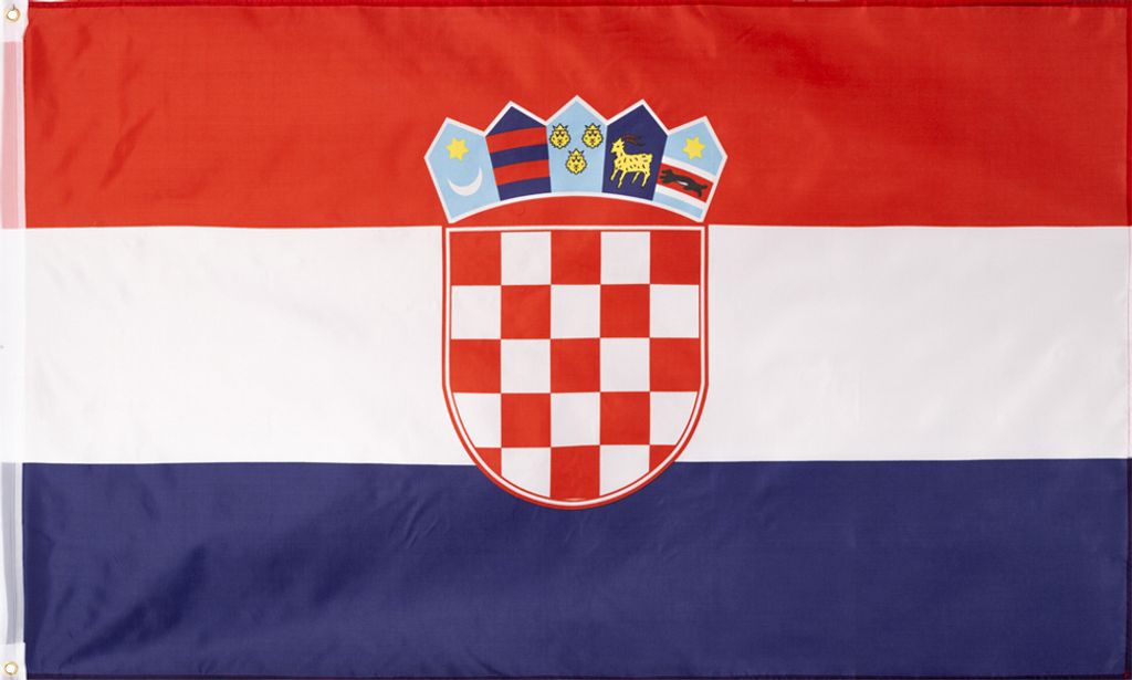 MUWO "Nations Together" | Kroatien Flagge | 150×90 cm | Produktbild 