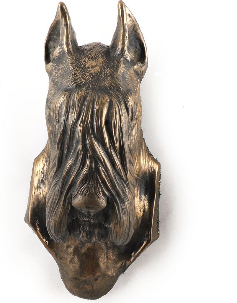 Schnauzer I - Hundestatue, hängende Büste, einzigartige Dekoration für Hundeliebhaber der Marke Art-Dog