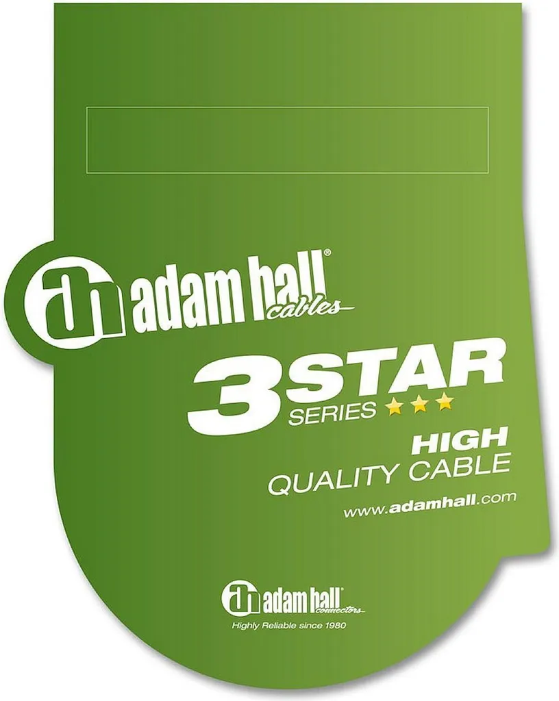 Adam Hall 3 STAR DMF 0050 Cavo DMX 0,5m XLR 3 poli | Alta Fedeltà Segnale - 2