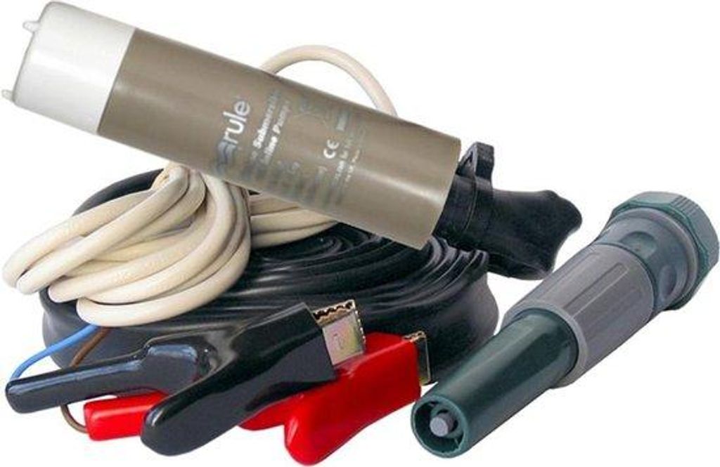 Rule iL500HP Tragbare 12V Slimline Pumpe 31,8 Liter/min