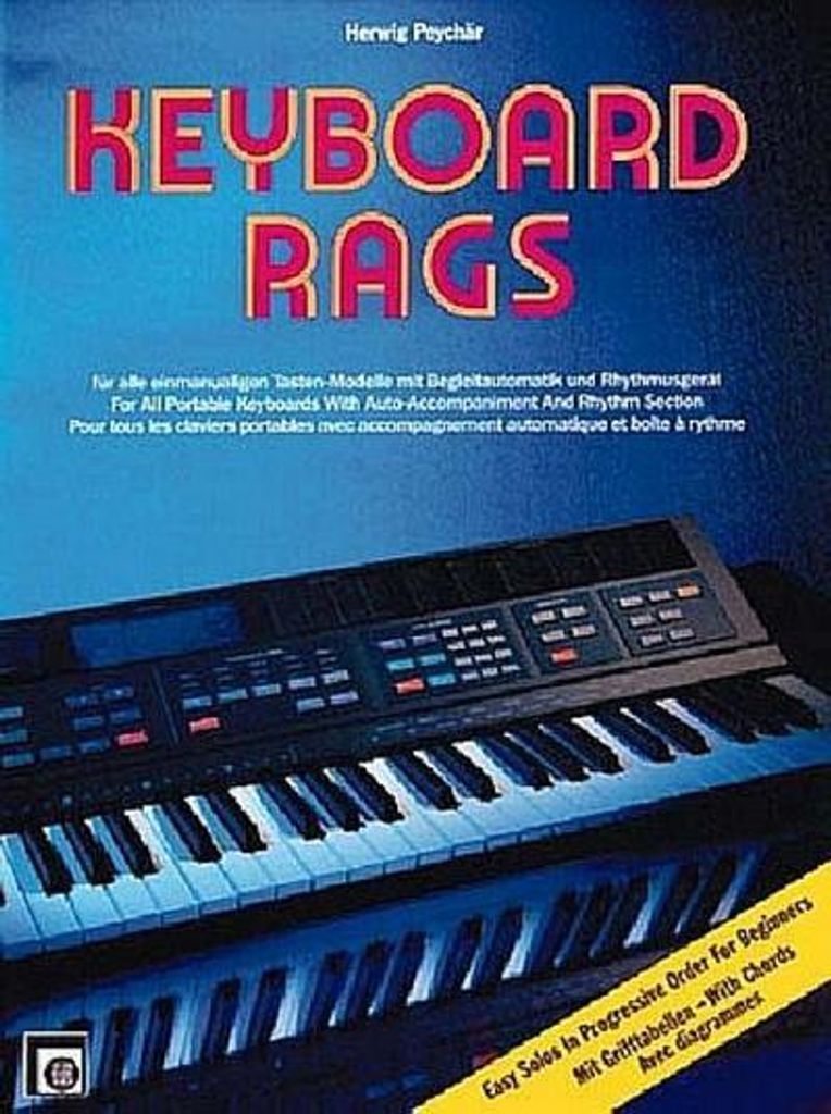 Keyboard Rags: Easy Solos inprogressive Order for Beginners