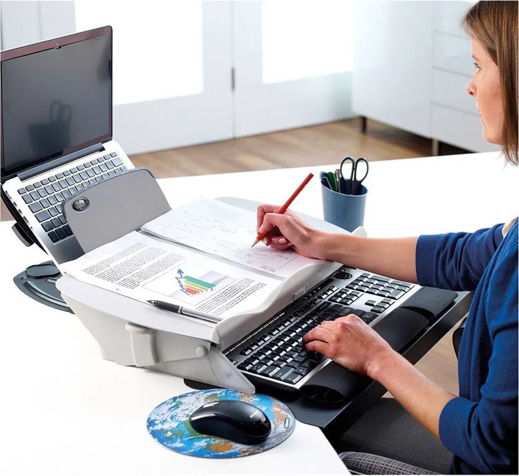 Porte-documents Incliné Fellowes Easy Glide avec Surface de Lecture - 5