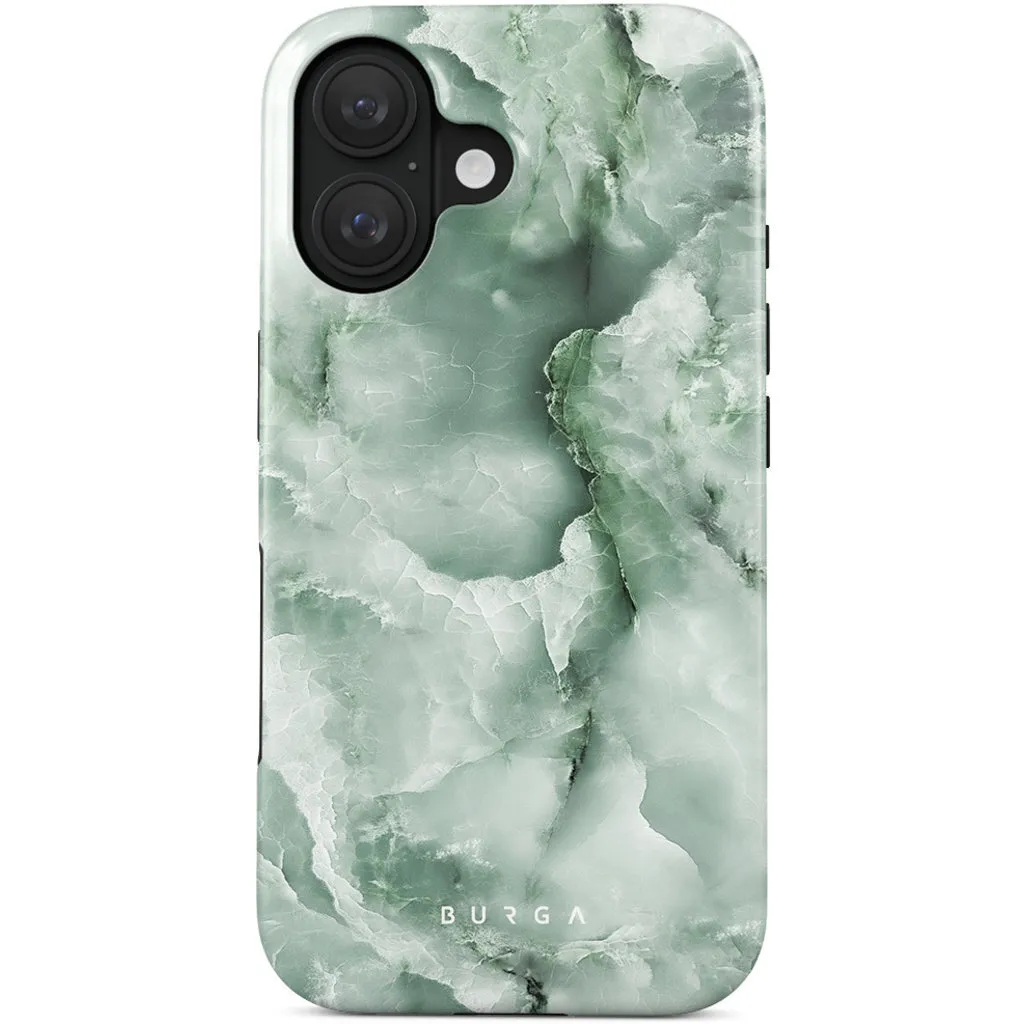Coque iPhone 16 Burga Tough Pistachio Cheesecake - Coque Rigide Double