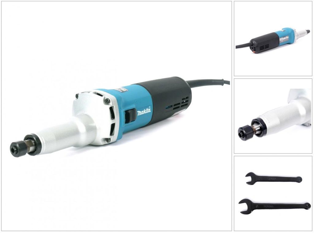Makita GD0810C, Niebieski, Szary, 7000 RPM, 79 dB, 3 dB, Zdjęcie produktu 