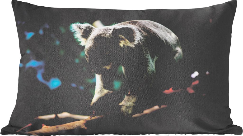 MuchoWow Zierkissen Sofakissen Wohnzimmer Dekokissen 50x30 cm Koala - Baum - Klettern - Kinder - Jungen - Mädchen - Wohnzimmerdekoration - Polst...