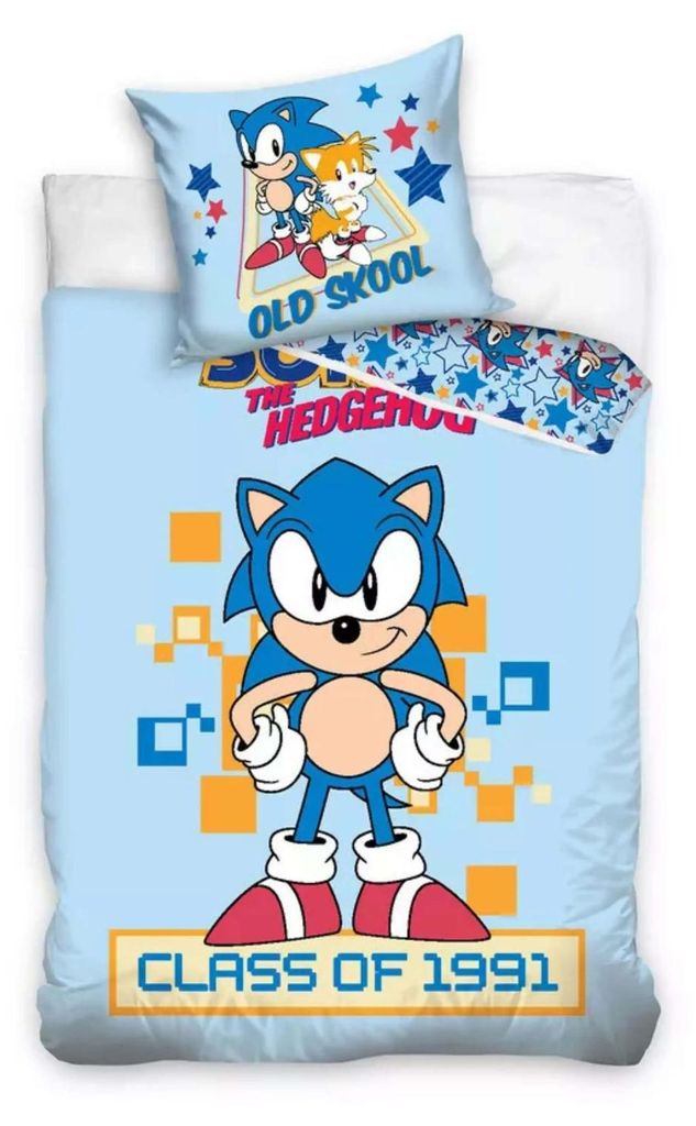 Sonic the Hedgehog - Bettwäsche-Set mit Wendemotiv, 135x200 Produktbild 