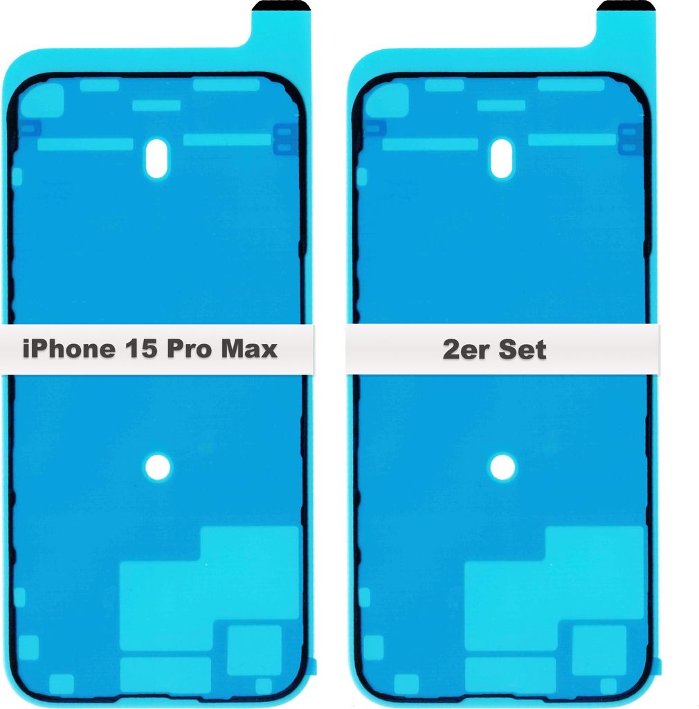 2x iPhone 15 Pro Max Rahmen Lcd Display Kleber Glue Produktbild 