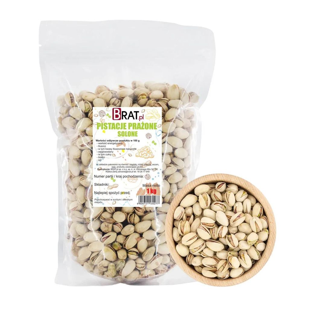 Pistacje prażone 1kg Brat.pl Zdjęcie produktu 