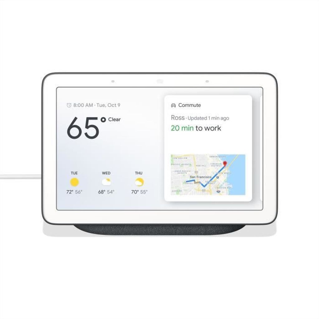 GOOGLE Home Nest Hub Anthrazit Produktbild 