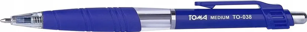 Lot de 24 stylos à bille bleus pointe moyenne 1.0mm pour le bureau