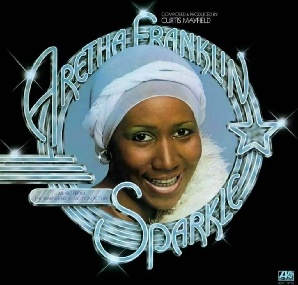 Vinyle Aretha Franklin Sparkle OST - Disque LP Transparent de Collection