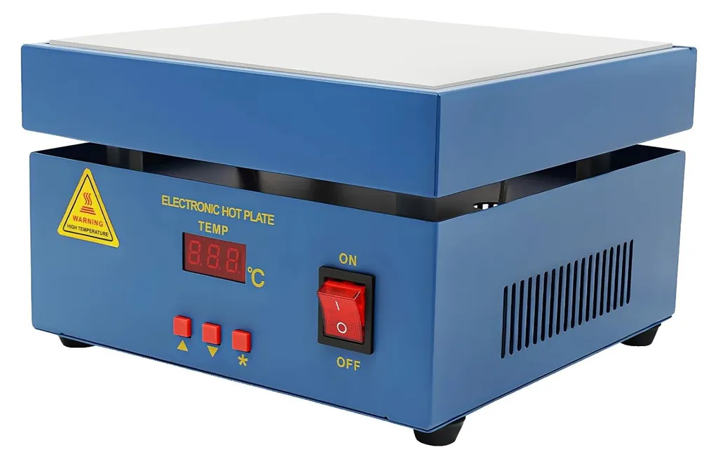 Station de préchauffage 800W 20x20cm réglable 50-400°C pour soudage