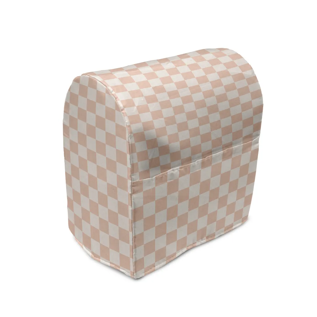Protégez votre mixeur des graisses : housse lavable rose avec poches