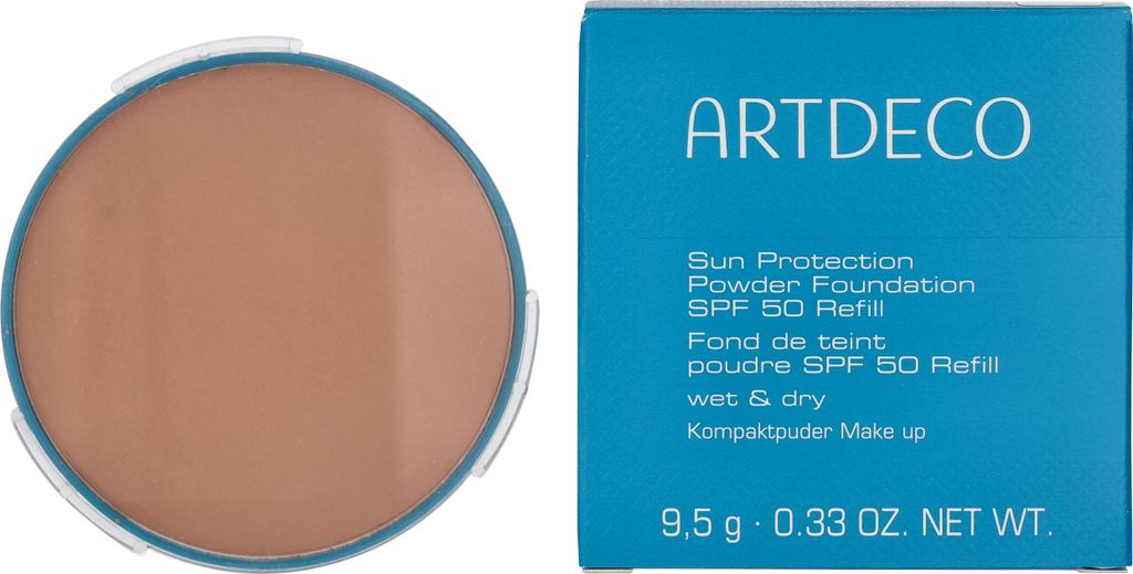 Artdeco Sun Protection Powder Wet & Dry SPF50 Refill 9,5g