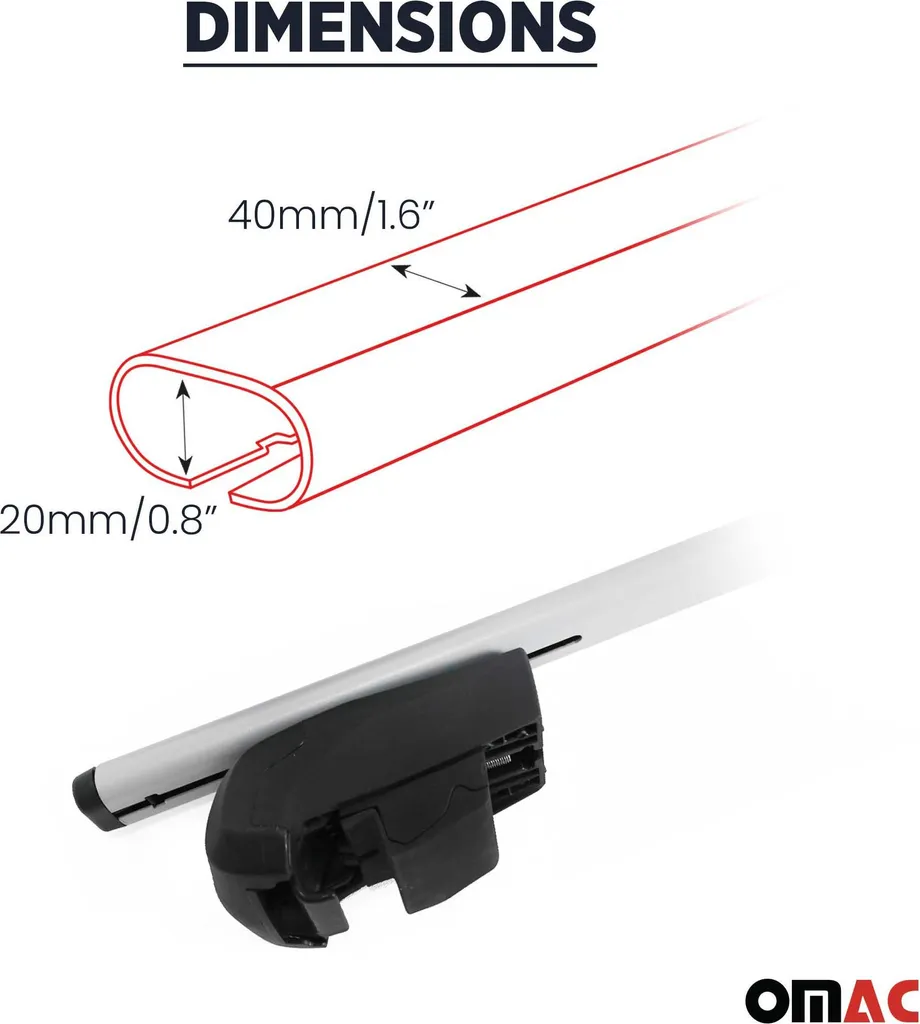Portapacchi Portapacchi per Opel Mokka/Mokka X 2012-2019 ABE alluminio argento 2x - 11