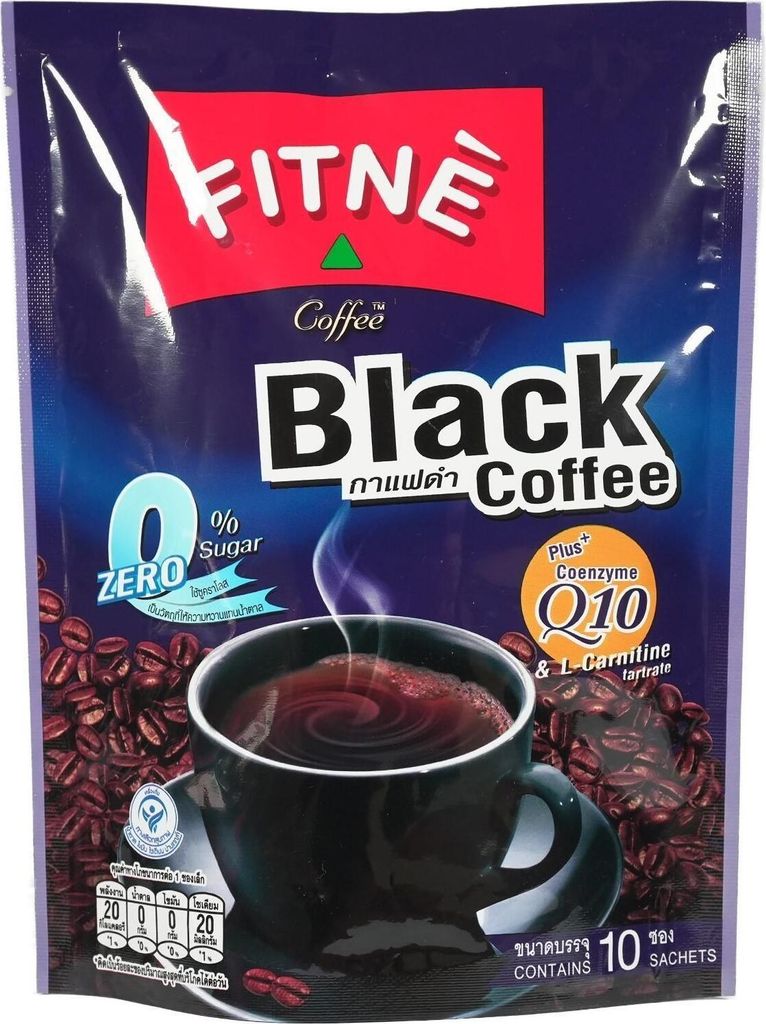 Fitne Black Coffee Mix Coenzyme Q10 50g