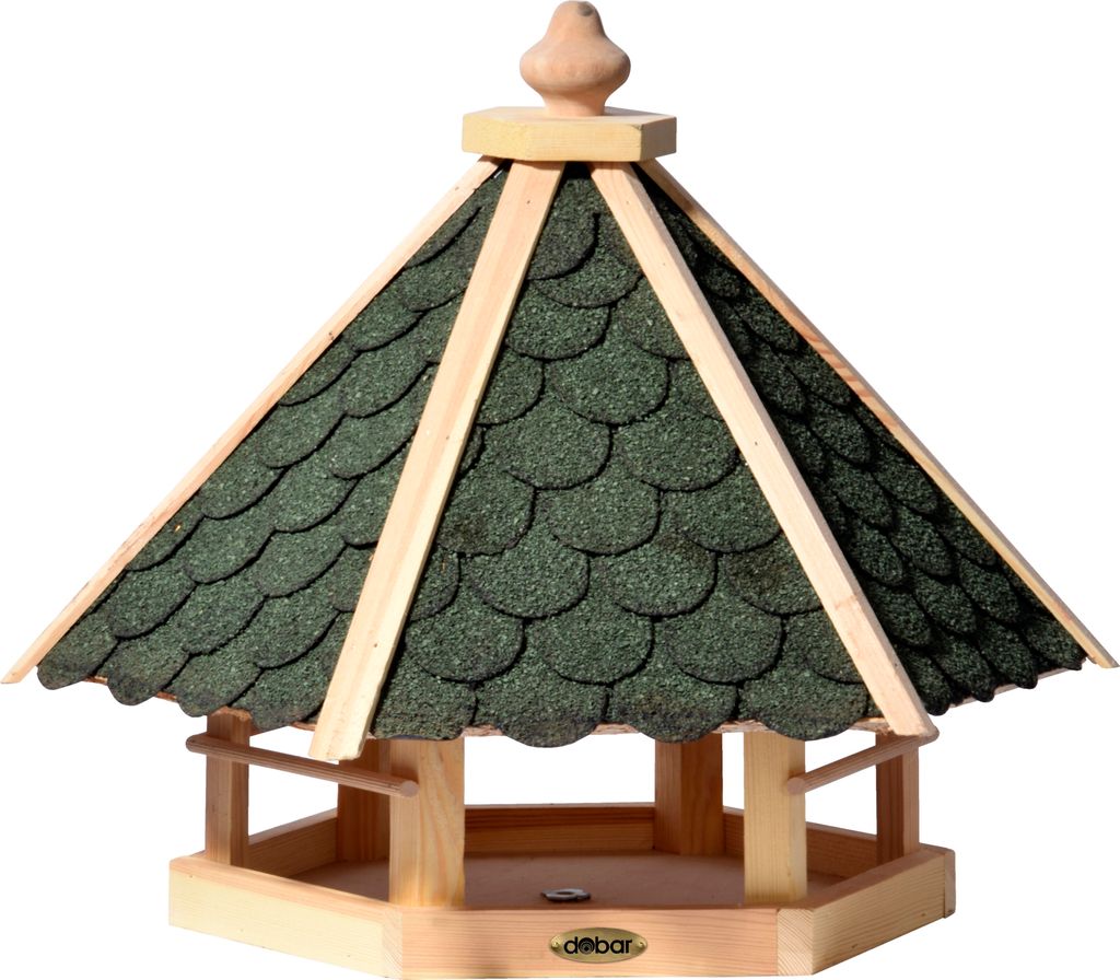 dobar Traditionelles Vogelfutterhaus, Vogelhaus mit Produktbild 