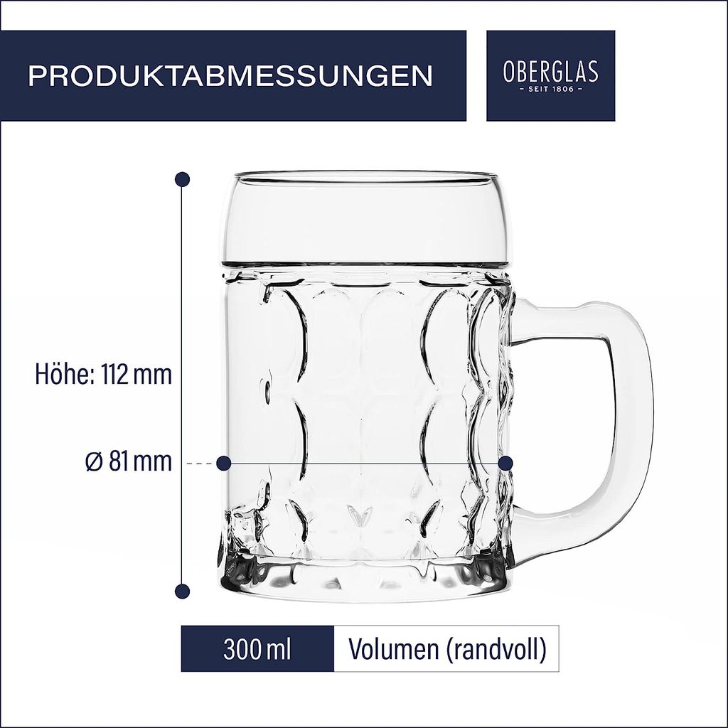 Tasse à Café Humour Bière – Céramique 300 Ml, Motif Verre à Bière – Cadeau Pour Amateurs De Bière