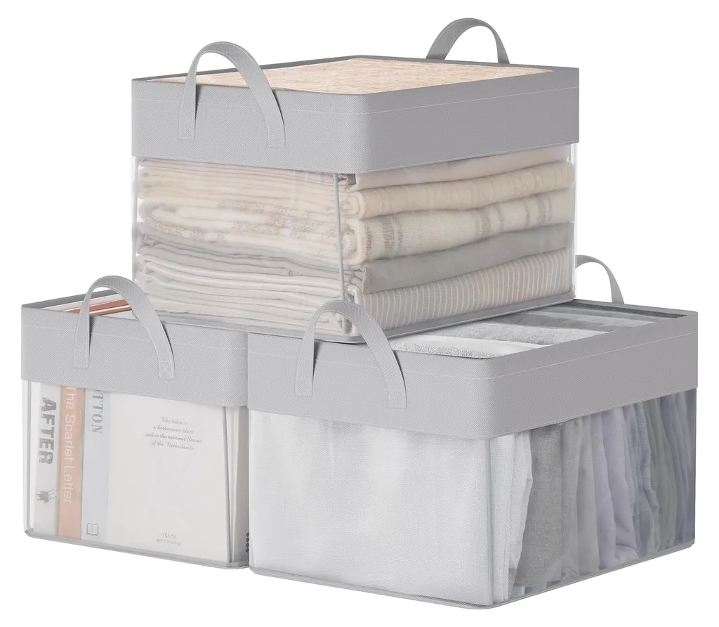 Solution anti-désordre : 3 boîtes de rangement pliables et visibles