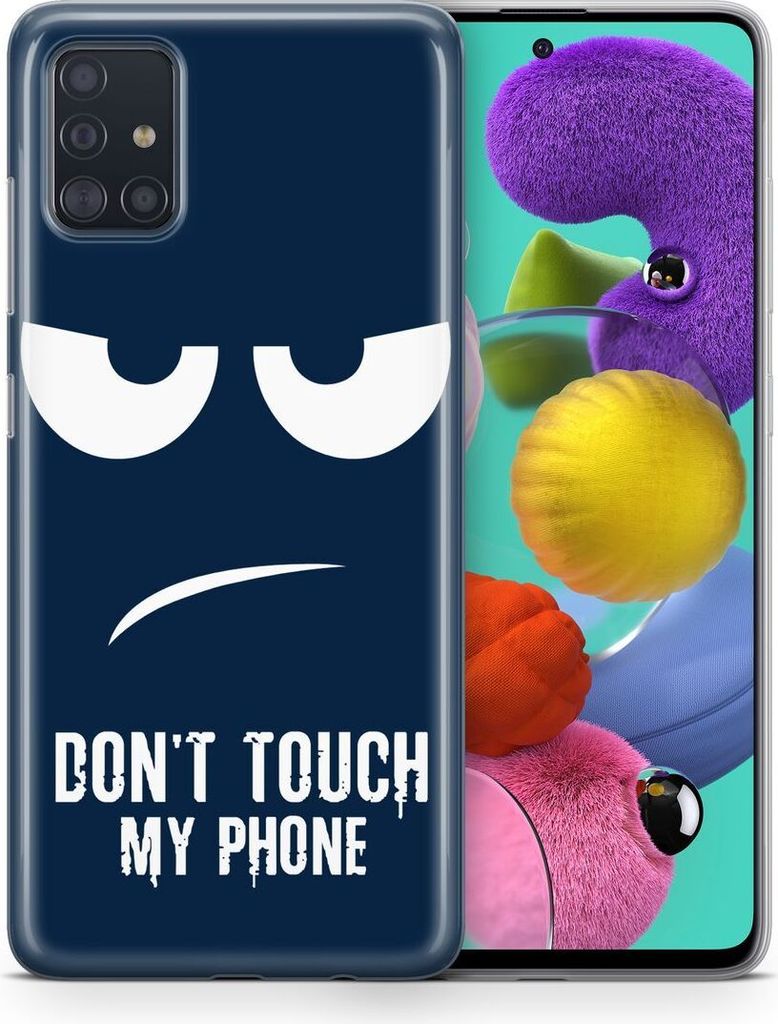 Handyhülle für Samsung Galaxy Schutz Case Cover Bumper Etui Schale Ultra Dünn, Modell:Samsung Galaxy S20 Ultra, Motiv auswählen:Dont Touch My P...