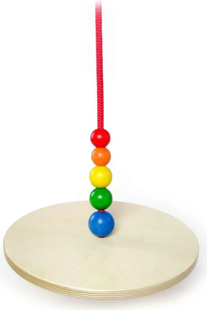 Dondola con Gioia: Altalena Hess Legno Arcobaleno per Piccoli Esploratori