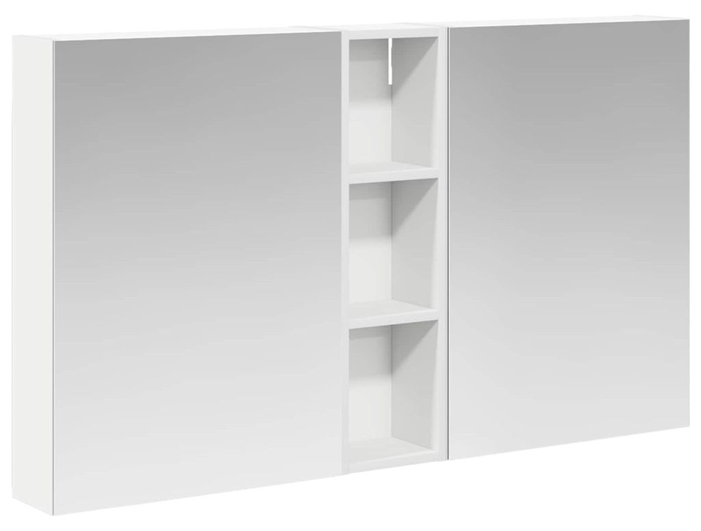 Badezimmerschrank-Set 3 pcs 120 x 14,5 x 70 cm Holzwerkstoff