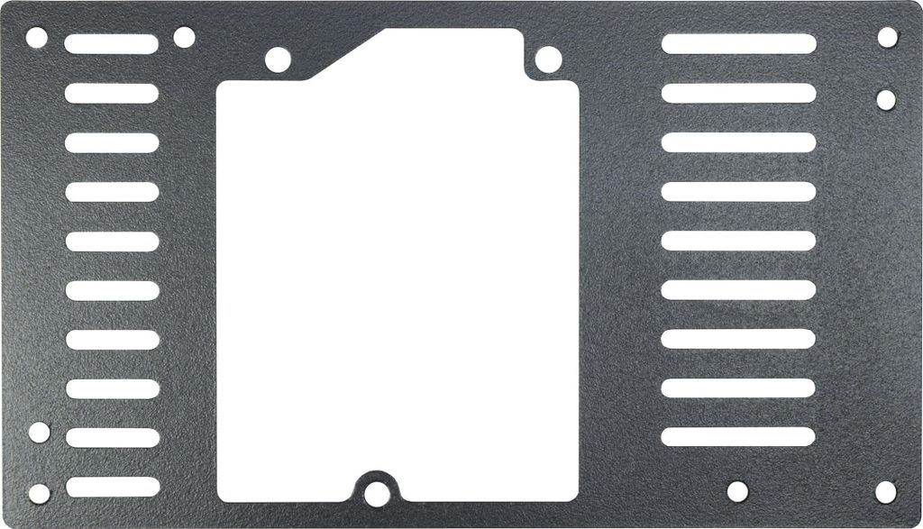 Inter-Tech AC Netzteilblende ATX-04, ATX-TFX, Stahl,lackiert