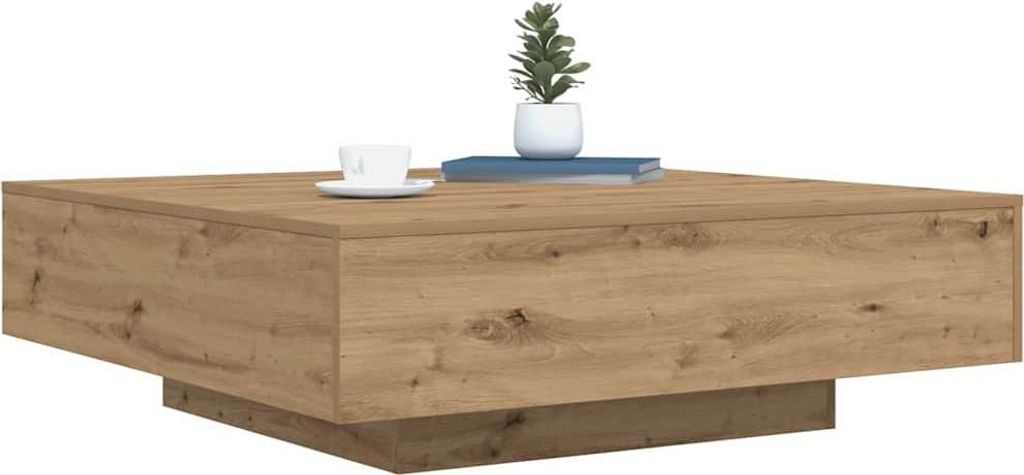 "Winterschlussverkauf "Couchtisch - CLORIS - Wohnzimmertisch - Robust und langlebig - Artisan-Eiche 100 x 100 x 31 cm Holzwerkstoff - DEMöbel8457938