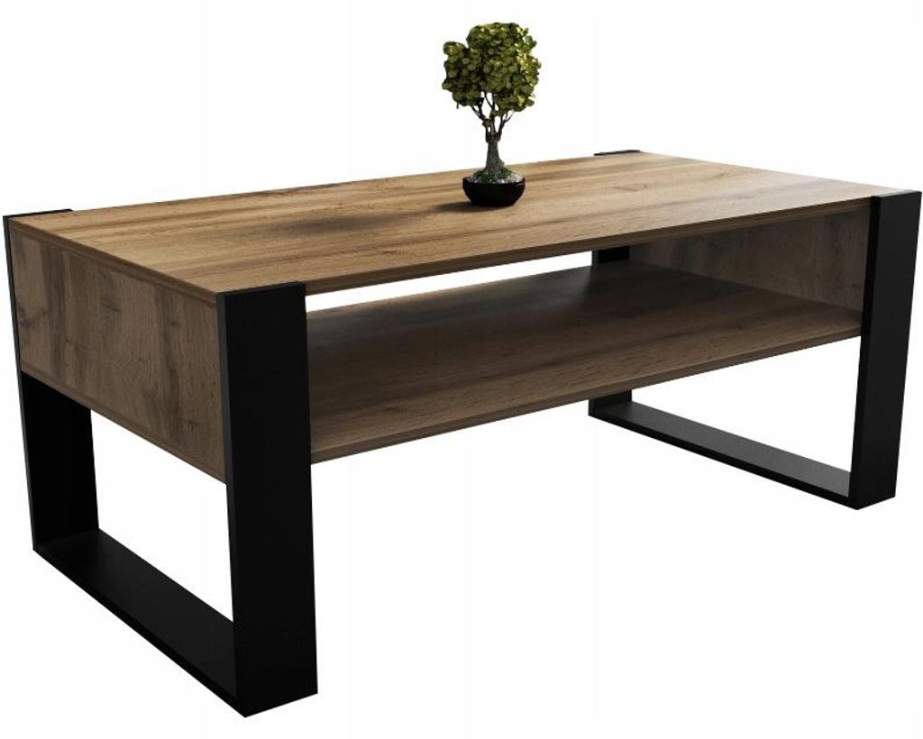 Kaffeetisch LOFT 120 Eiche Wotan 120cm Produktbild 