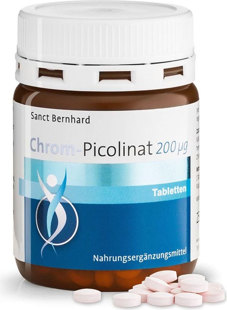 Sanct Bernhard Chrom Picolinat 200 mcg - 250 Tabletten