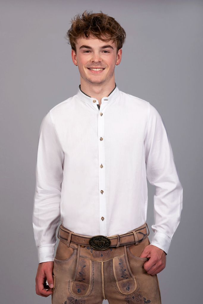 Edelnice Trachtenhemd Simon grün S