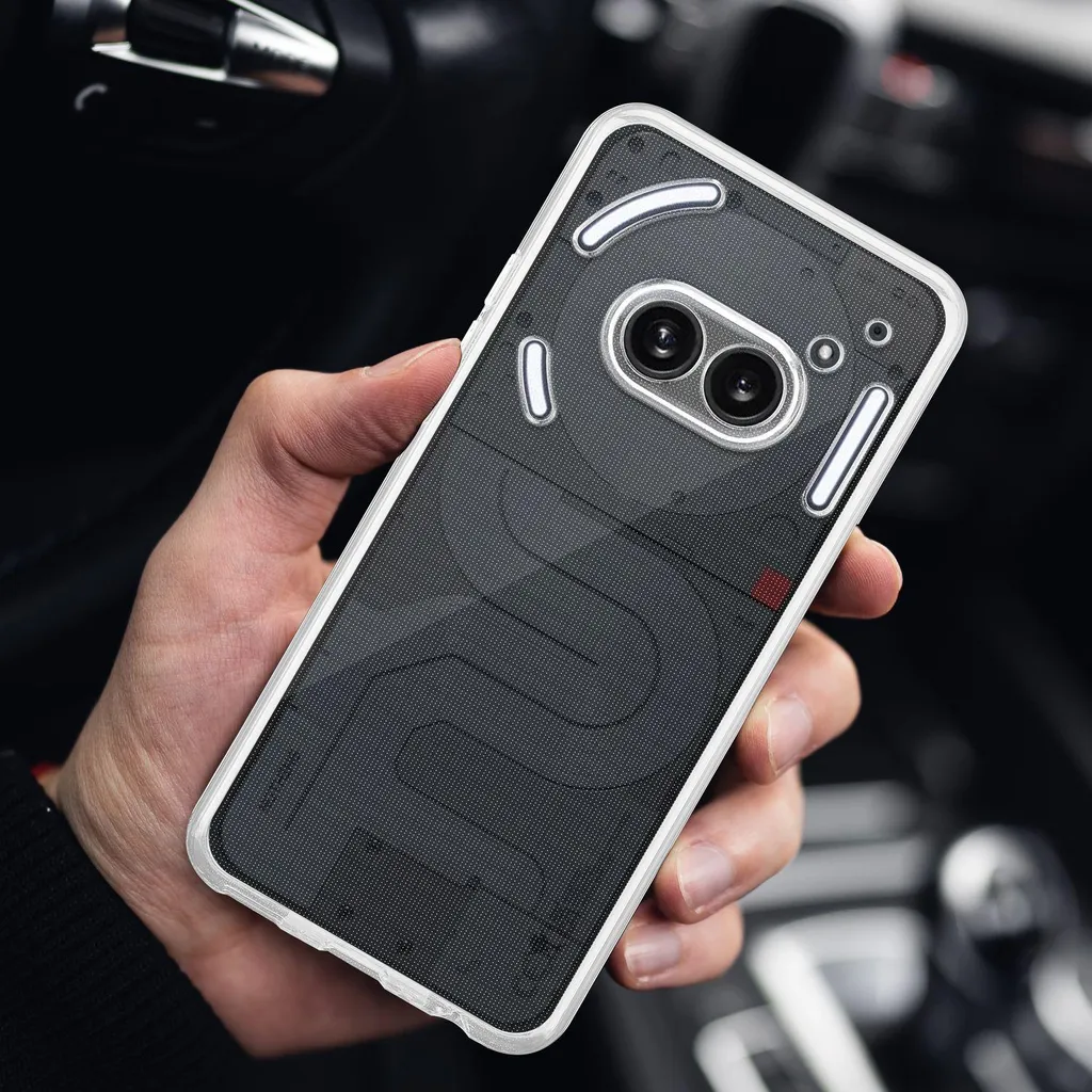 Custodia Cadorabo per il telefono Nothing Phone 2a / 2a Plus Custodia in silicone per telefoni cellulari, realizzata in [tecnologia che non ingiallisce mai], resistente ai graffi e antiurto, copertura protettiva COMPLETAMENTE TRASPARENTE - 5