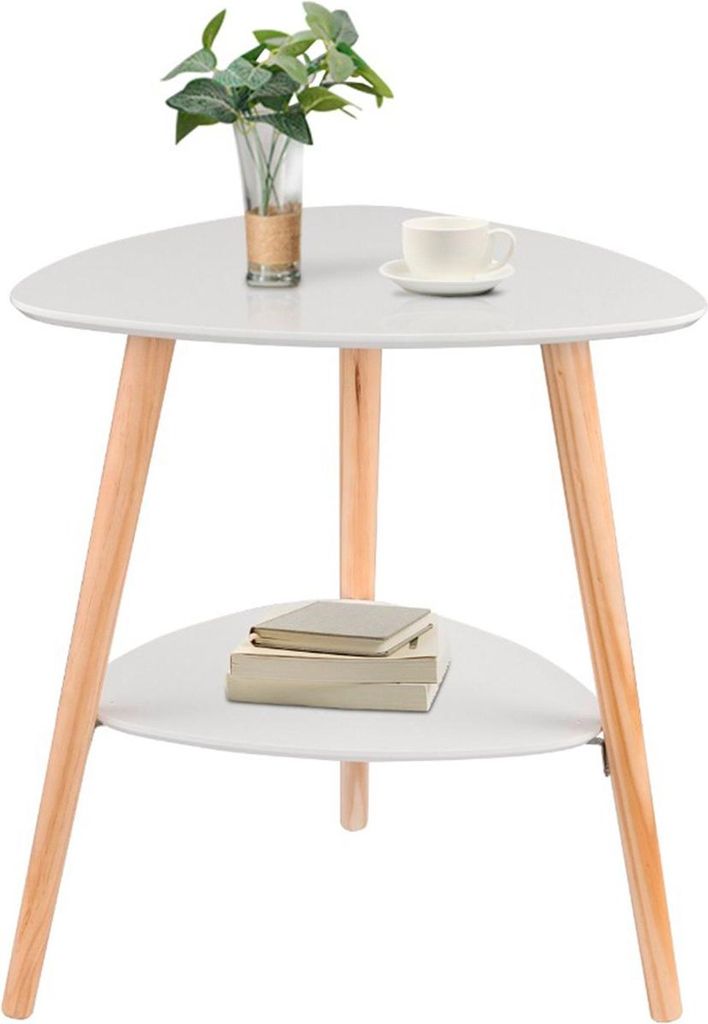Happyment Beistelltisch Modern – Nachttisch – Dreieckig – Produktbild 